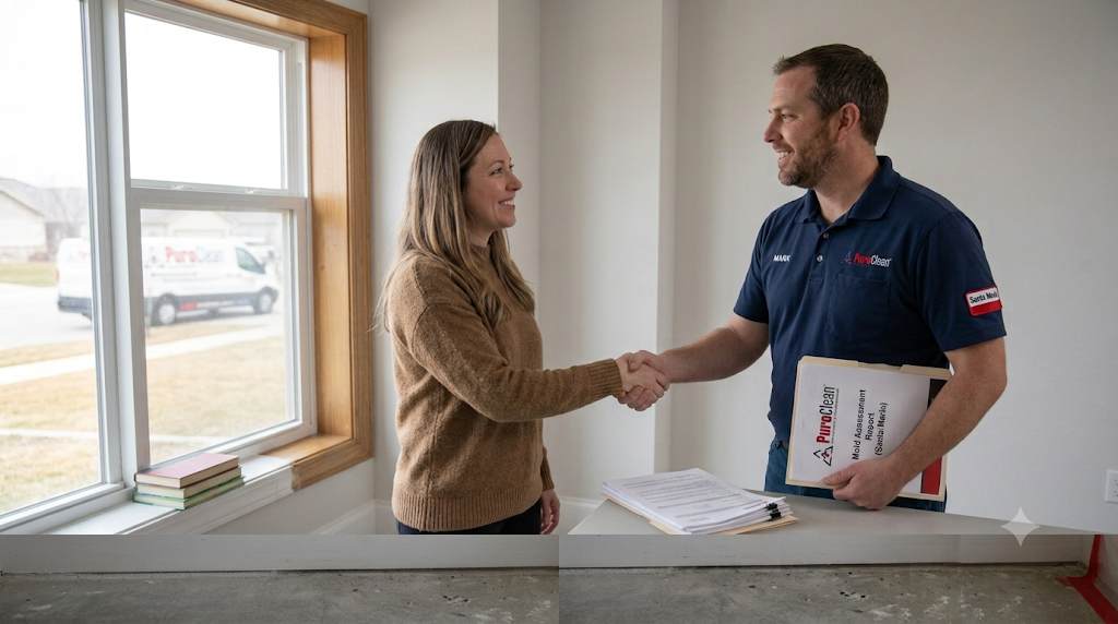 PuroClean of Santa Maria mold assessment — trusted local mold remediation experts
