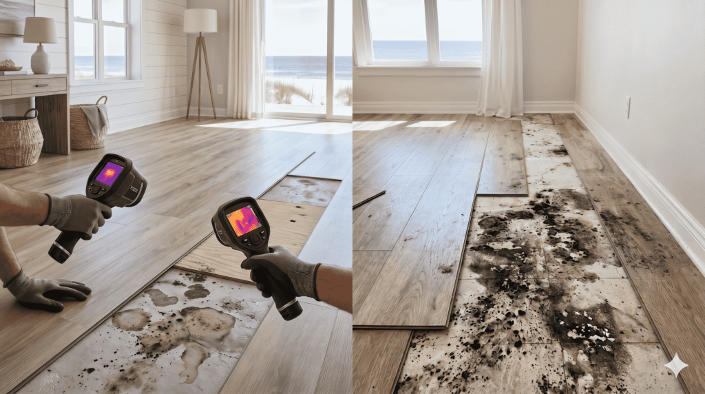 The Waterproof Flooring Trap: 5 Shocking Realities of Mold Under Luxury Vinyl Plank (LVP)