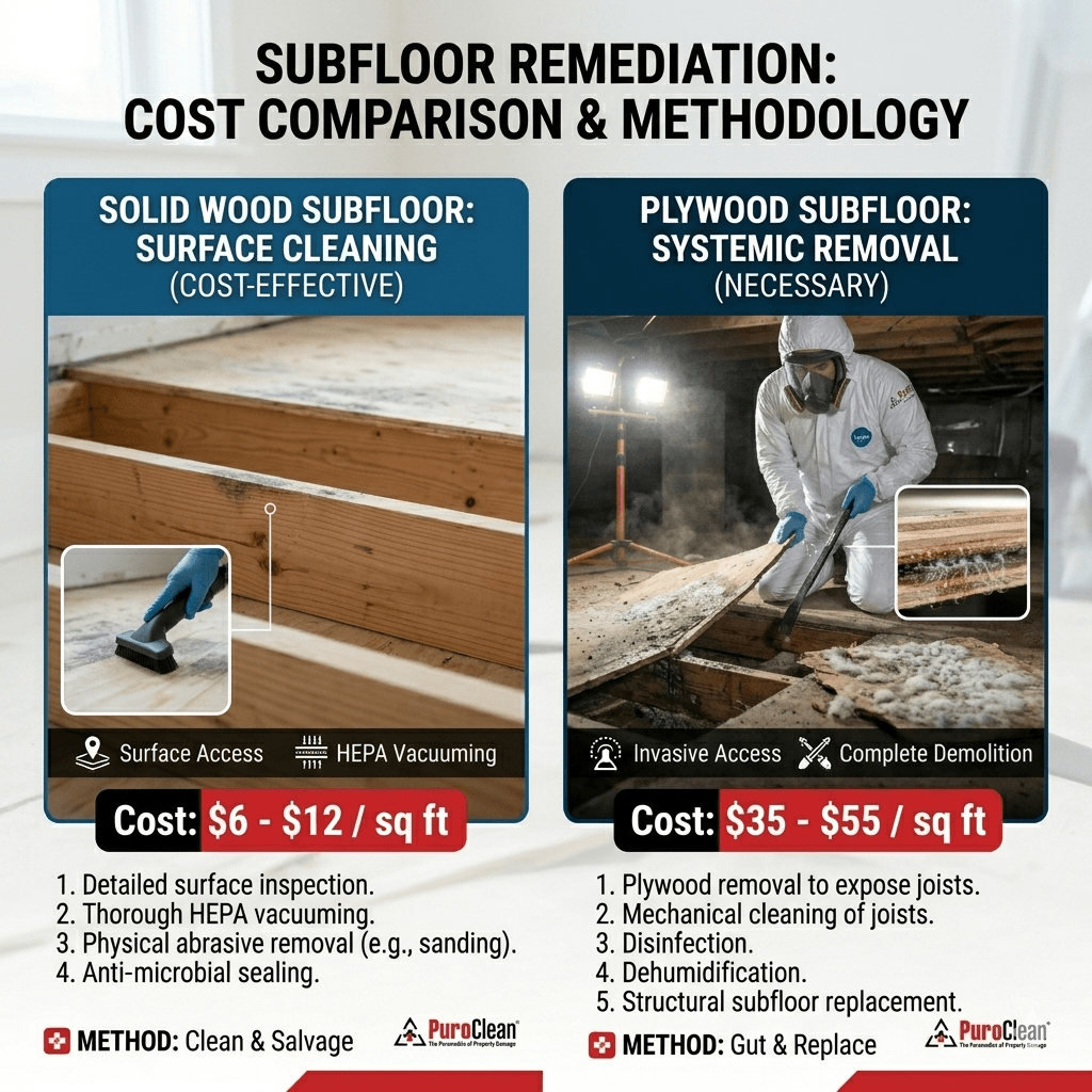 Is Mold on Plywood Dangerous in Subfloors