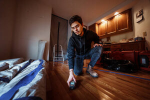 installing flooring over mold