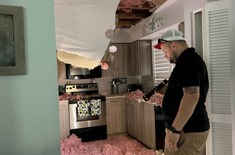 water damage inspection