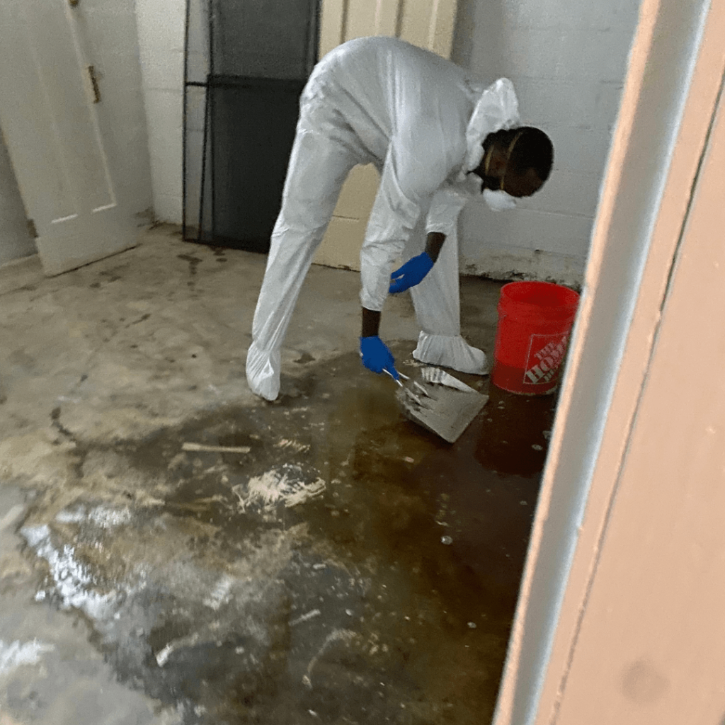 Water damage restoration