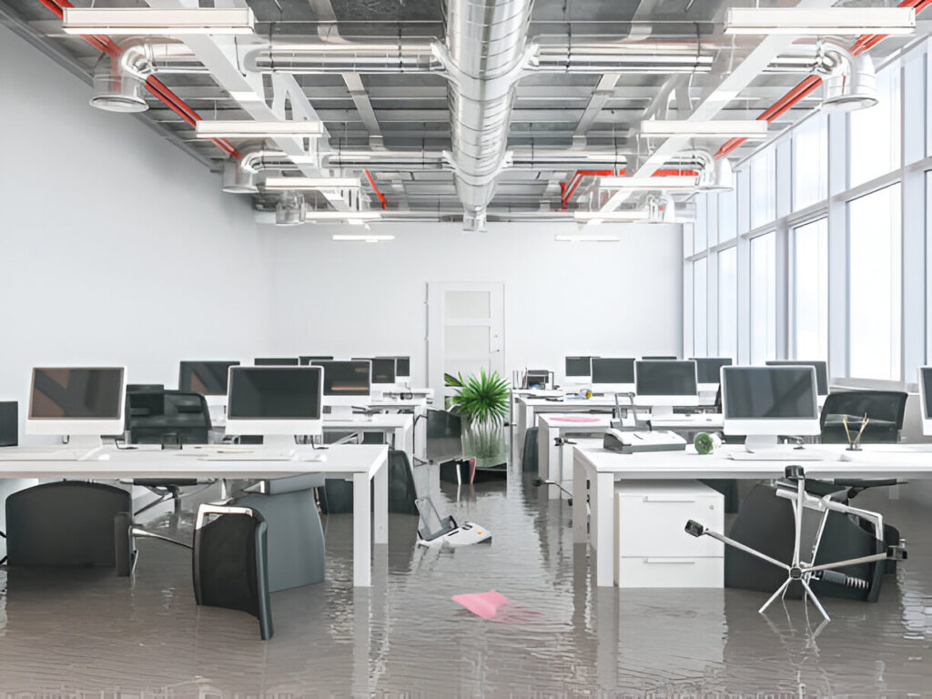 Water damage in commercial properties