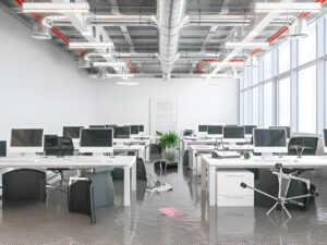 Water damage in commercial properties