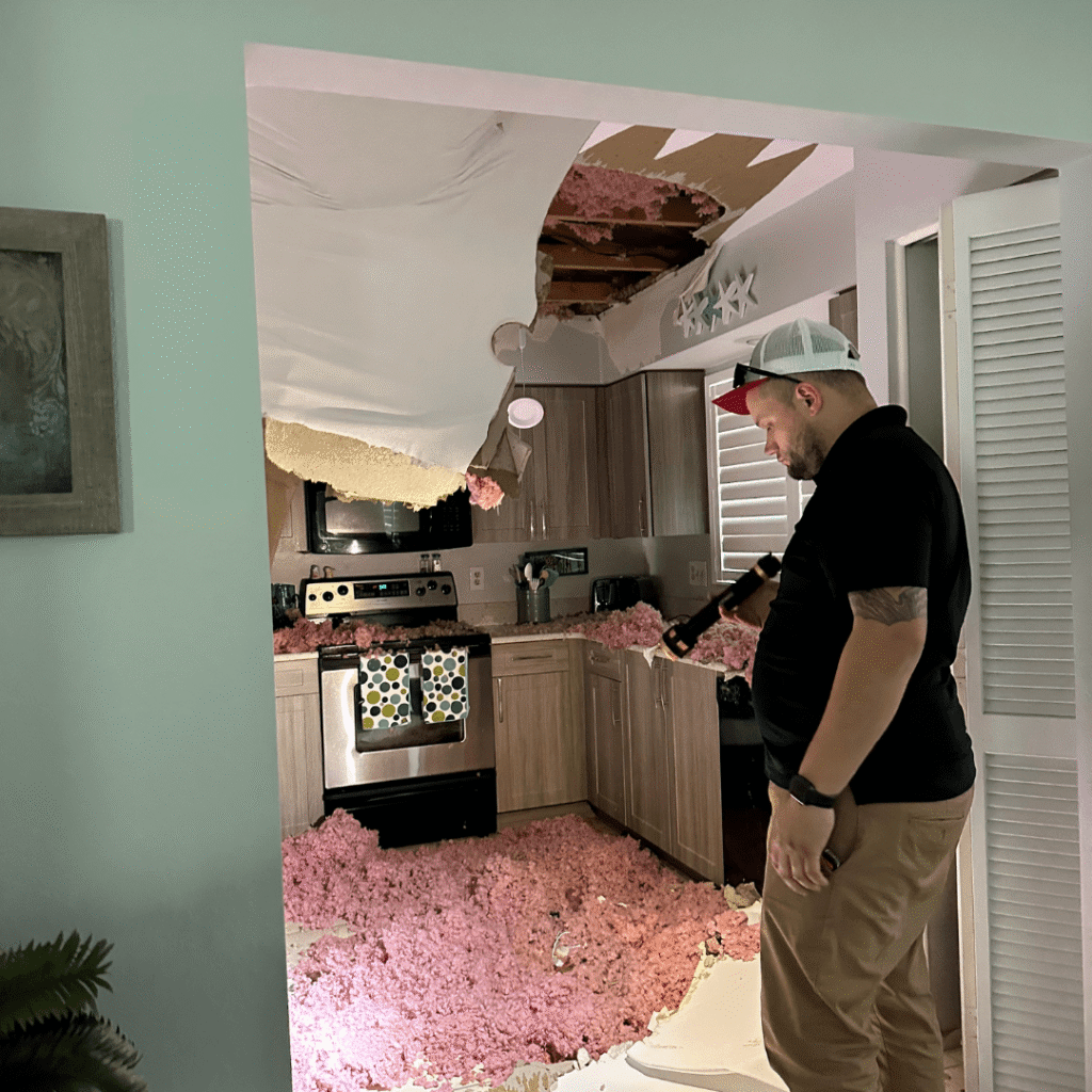 water damage inspection
