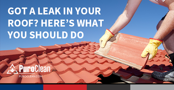 Construction worker tile roofing repair