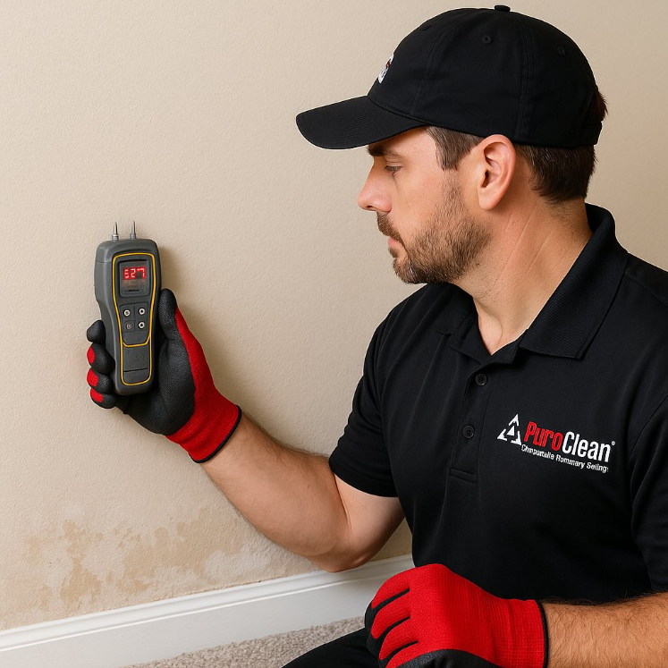 Professional water damage restoration in Blue Bell using advanced detection equipment | PuroClean