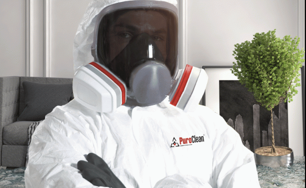 Certified water damage restoration in Harleysville professional technician documenting restoration progress