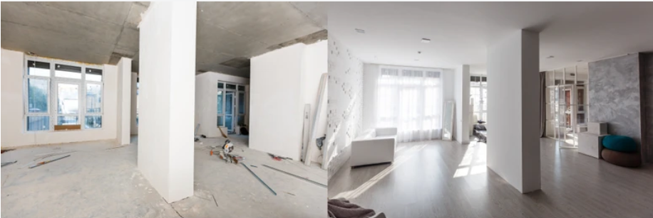 Water damage restoration in Roslyn professional reconstruction and completion