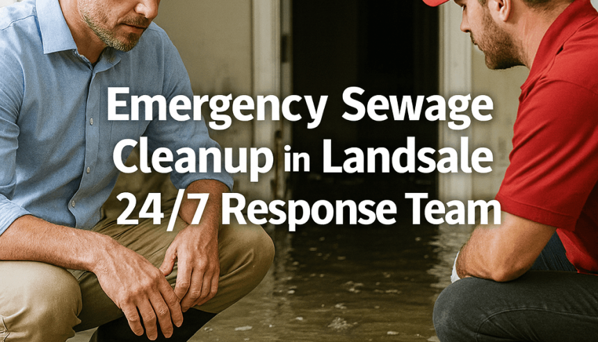 Emergency Sewage Cleanup in Lansdale – 24/7 Response Team
