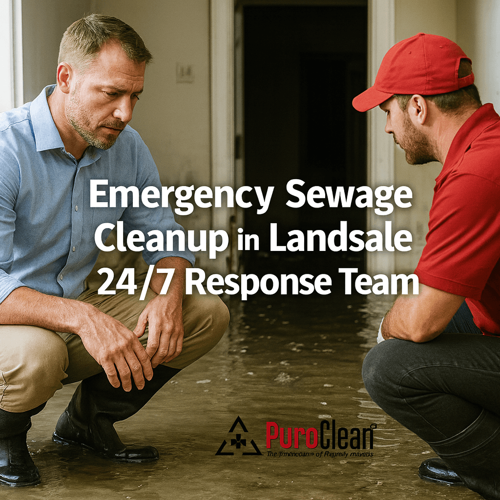 Emergency Sewage Cleanup in Lansdale | PuroClean 24/7 Response Team You Can Trust