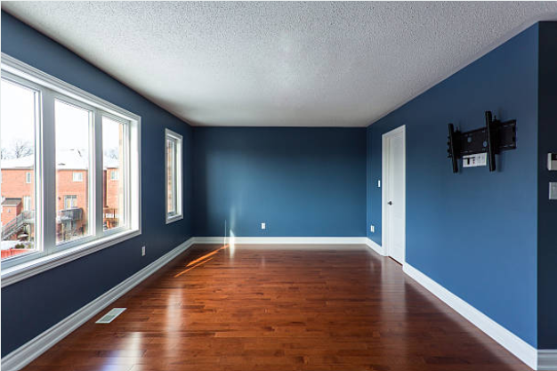 Completed water damage restoration in Horsham showing professional reconstruction results