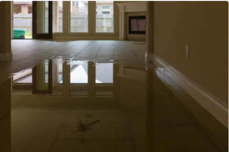 water damage remediation steps in a flooded Montgomery County PA home after pipe burst