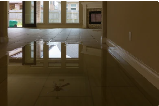 water damage remediation steps in a flooded Montgomery County PA home after pipe burst