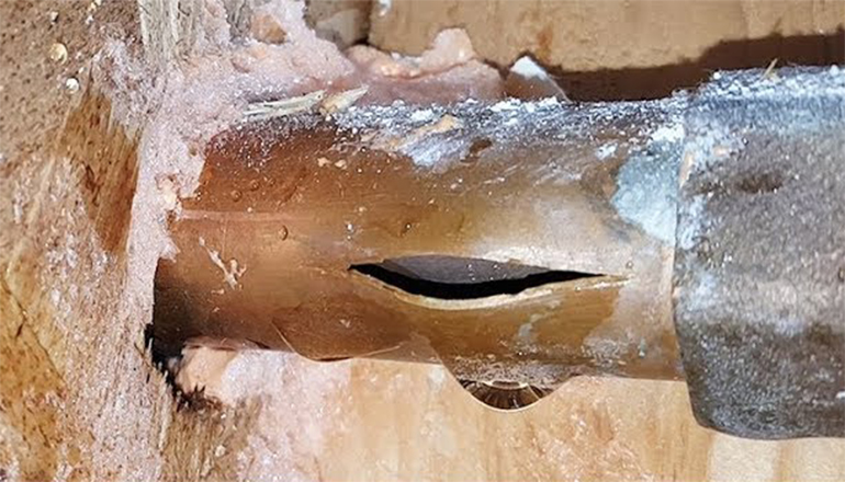 Frozen Water Pipe