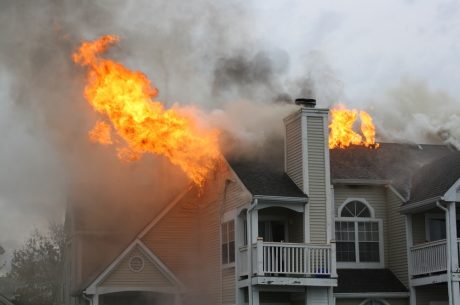Fire damage restoration