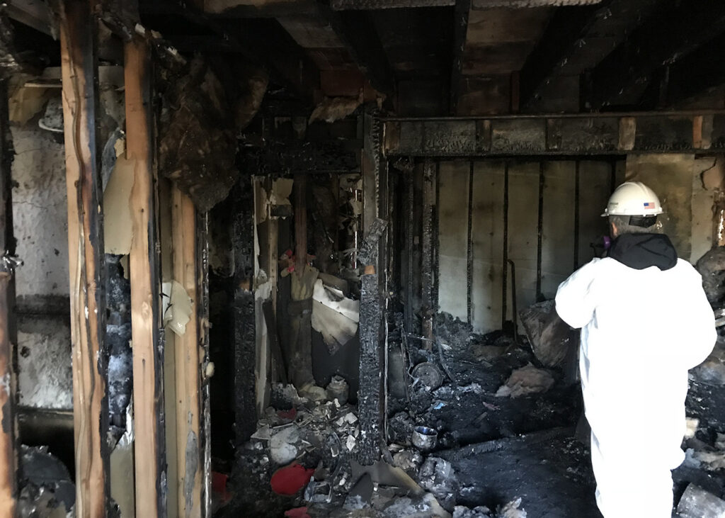 Professional fire damage restoration in Scottsdale