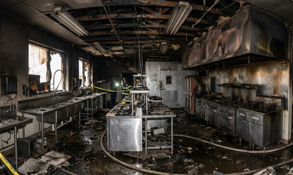Commercial Kitchen Fire Damage: The Complete Recovery Guide for Restaurant and Facility Owners