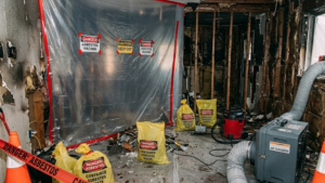 Asbestos Cleanup During Fire or Water Restoration Guide