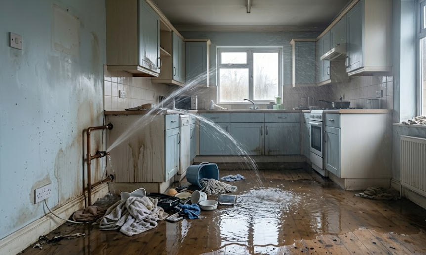 Burst Pipe Cleanup in Arizona