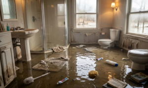 Rising Water in Bathroom