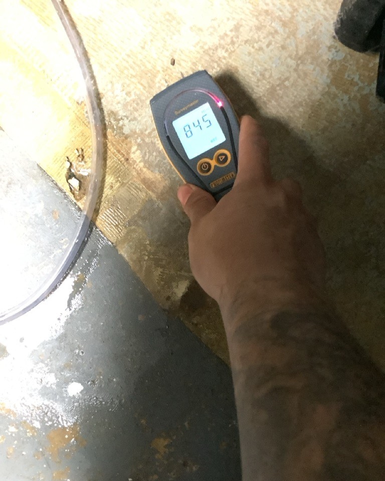What does water damage look like