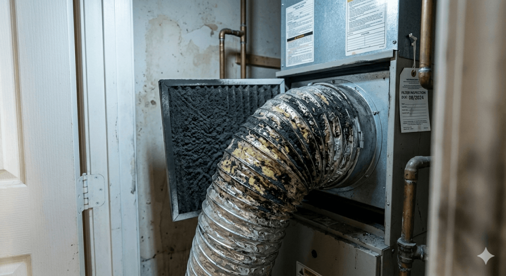 HVAC smoke contamination in a Central Valley home