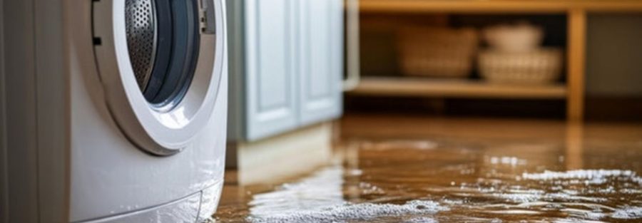 Category 2 gray water damage from washing machine leak