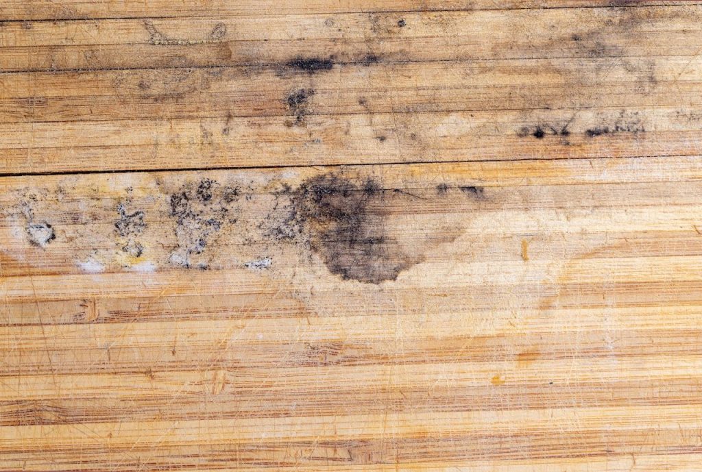 Water-Damaged Kitchen Cabinets