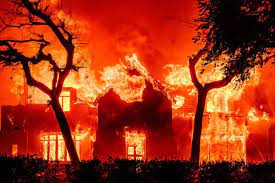 Fire in Pasadena