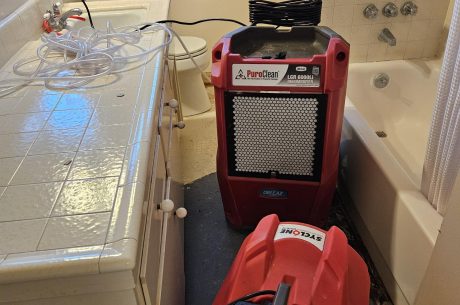 Water mitigation vs restoration emergency water extraction in Merced home