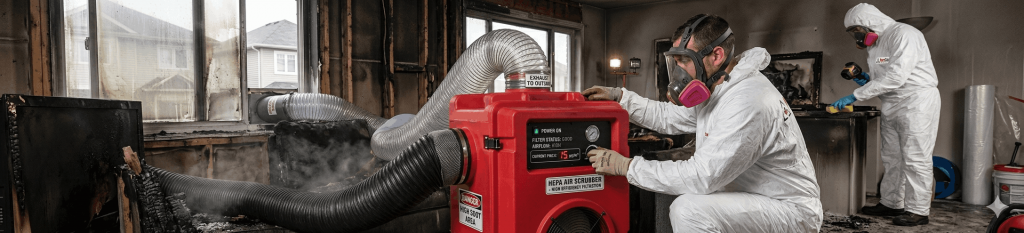fire damage restoration in Merced smoke and air purification