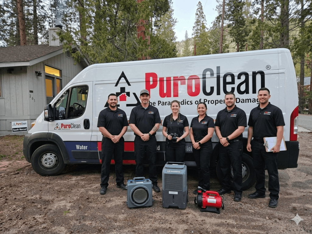 fire damage restoration in Merced professional team