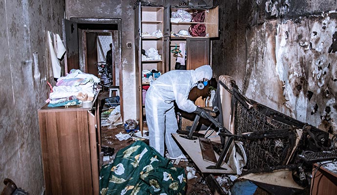 fire damage restoration in Fresno