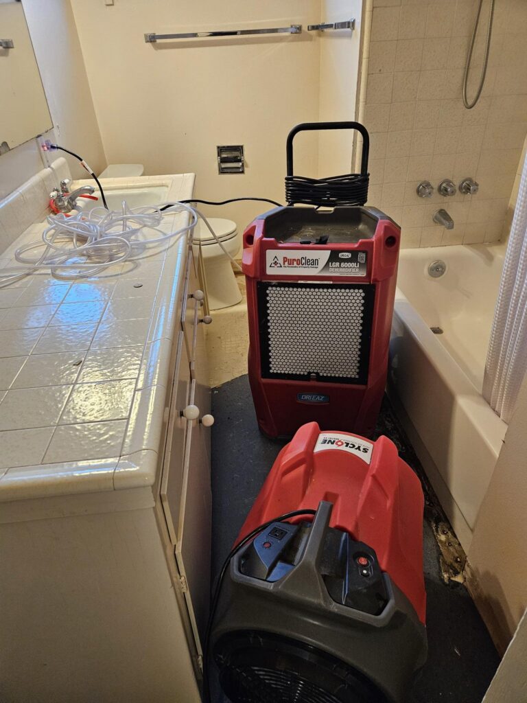 Water mitigation vs restoration emergency water extraction in Merced home