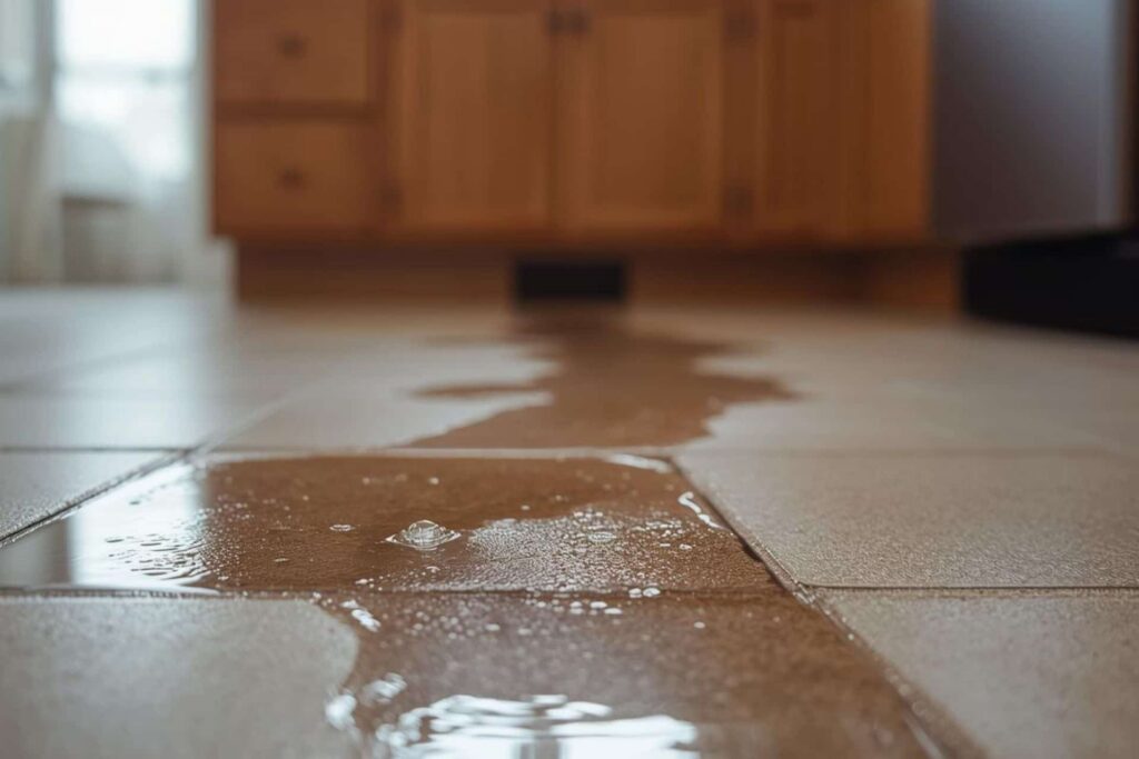 Treating water damage in a Clinton NC home
