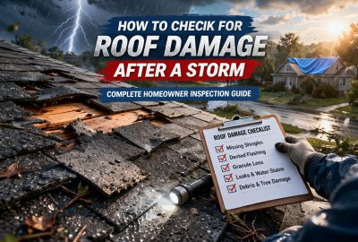 how to check for roof damage after a storm damaged roof inspection Southlake TX