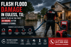 Flash Flood Damage in Euless, TX What to Do in the First 24 Hours After Summer Storms