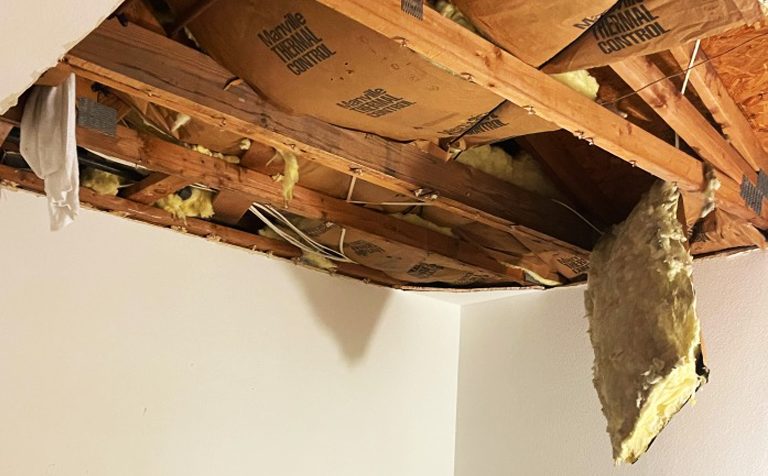 Ceiling Collapse: PuroClean of Bonita’s Rapid Response in Chula Vista