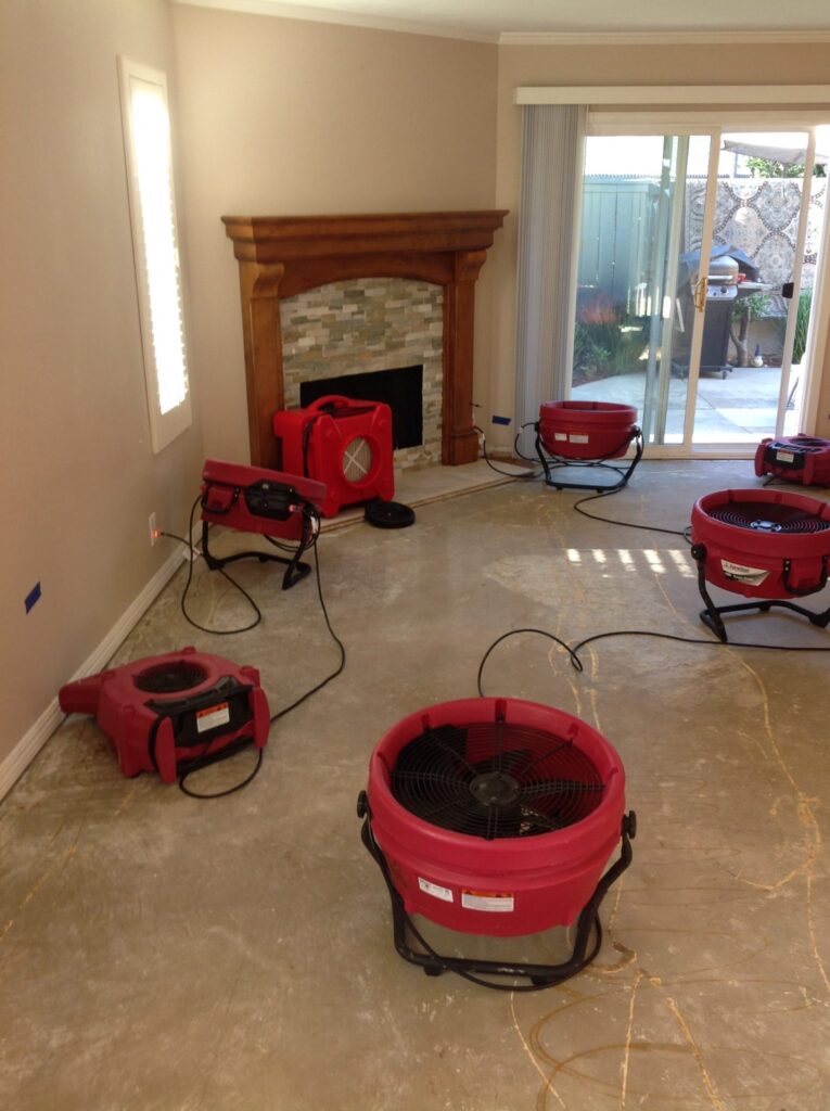 water damage restoration in Mission Valley