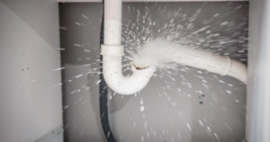 burst pipe