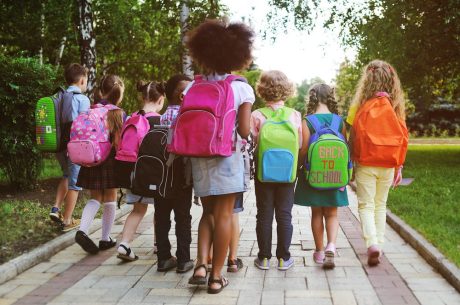 children on their way to their Educational Facilities in Springfield