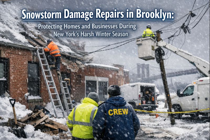 Snowstorm Damage Repairs in Brooklyn: Protecting Homes and Businesses During New York’s Harsh Winter Season
