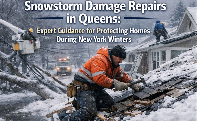 Snowstorm Damage Repairs in Queens