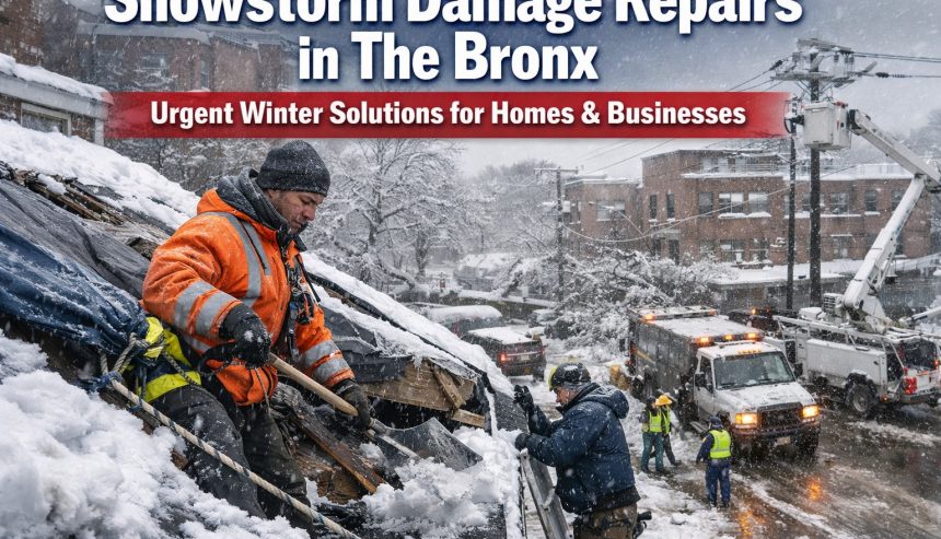Snowstorm Damage Repairs in The Bronx