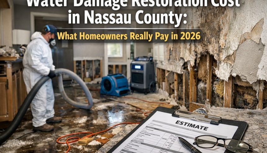 Water Damage Restoration Cost in Nassau County