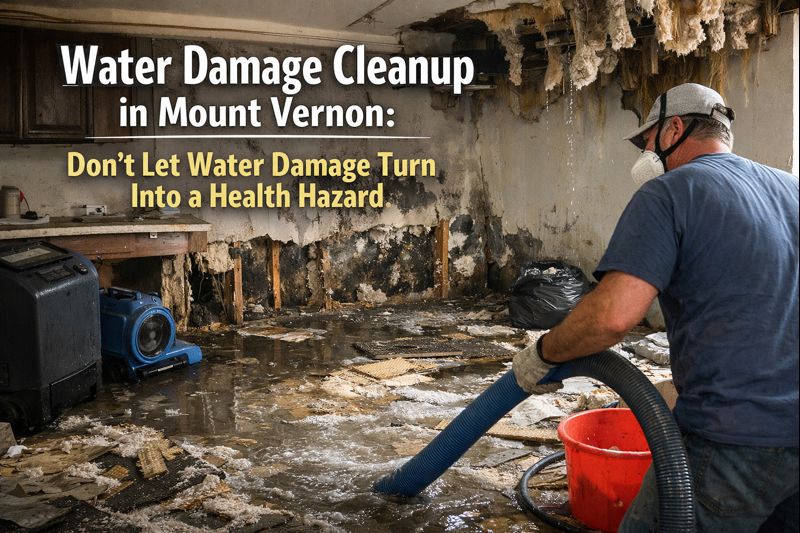 Water Damage Cleanup in Mount Vernon: Don’t Let Water Damage Turn Into a Health Hazard