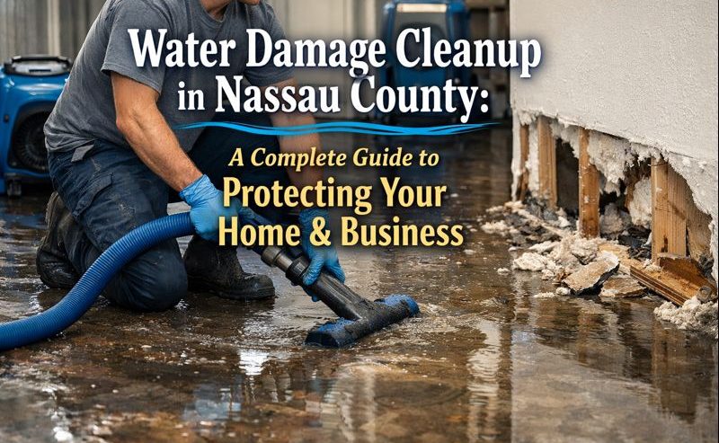 Water damage cleanup in Nassau County