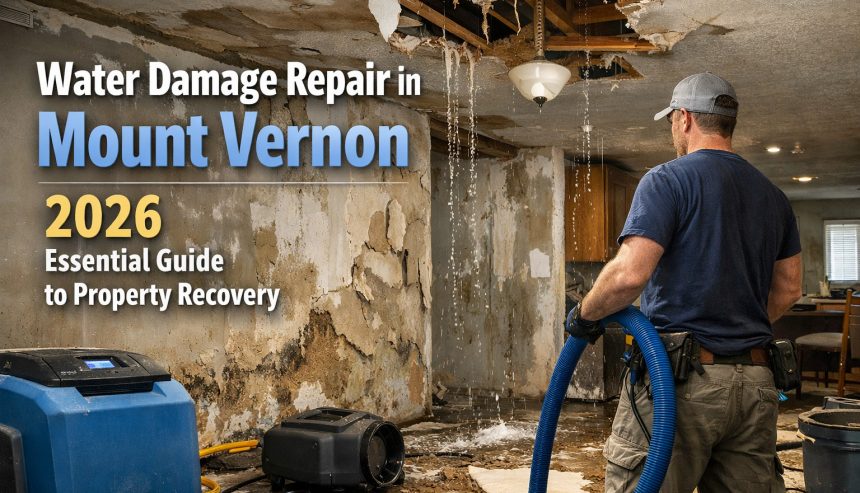 Water damage repair in Mount Vernon