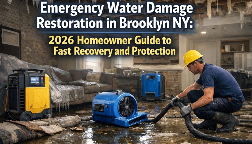 Emergency water damage restoration in Brooklyn NY